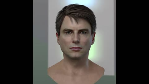 3d model John Barrowman captain Jack Harkness