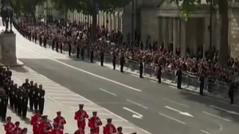 Millions crowded the streets for QueenElizabeth's funeral.