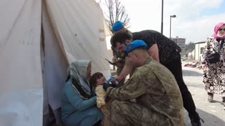 Turkish Brigade Assesses Villagers' Health After Earthquake Hit Hatay