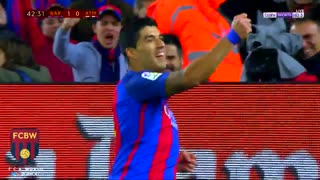 Gol de Luis Suarez vs Atletico Madrid [7/2/2017}