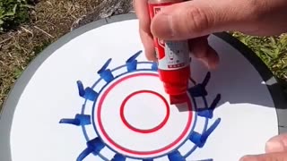 Spin Art with WhiteBoard and Potter’s Wheel