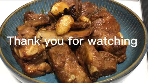 Delicious Pork Ribs with Oyster sauce Chinese Style Recipe
