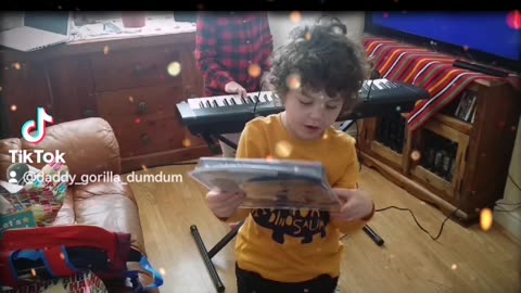 February 2017 Ayrton unwrapping birthday presents at daddy's part 4