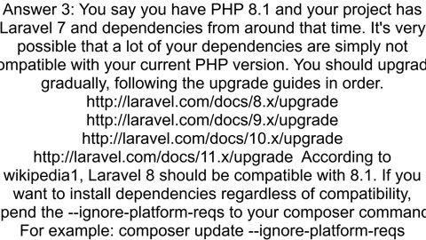 Upgrade project from laravel 7 to laravel 10