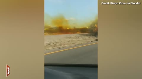 Truck Hauling NITRIC ACID Crashes Causing Toxic Spill on AZ Highway