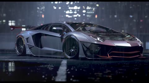 LB ☆ WORKS Aventador - Unreal Engine cinematic with Raytracing❤️‍🔥🔥