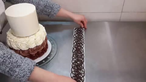 Chocolate Decoration Cake - Decorando con Chocolate by Cakes StepbyStep