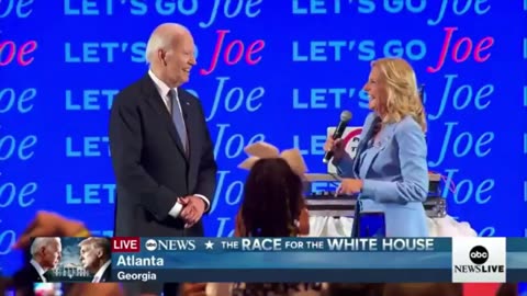 Joe Biden wife after Trump tv debate