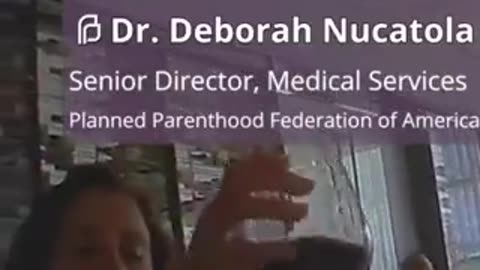 Planned Parenthood Senior Director of Medical Services, Dr. Deborah Nucatola,