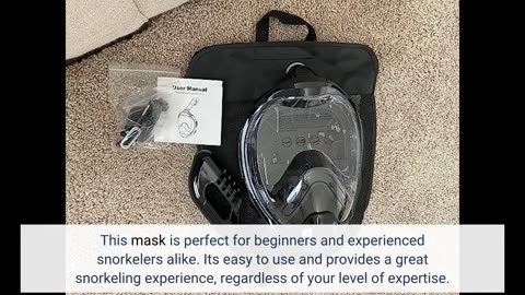 Skim Reviews: Zeeporte Dive Full Face Snorkel Mask, Snorkeling Gear for Adults Kids with Latest...