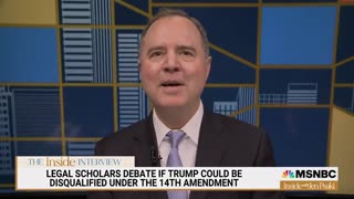 Delusional Adam Schiff Thinks The 14th Amendment Disqualifies Trump