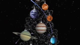 Solar System Christmas Tree Gif! 🎄