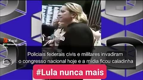 "BRASIL" POLICÍA CIVIL Y MILITAR INVADE EL CONGRESO POR FRAUDE ELECTORAL.