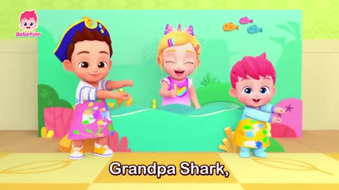 [NEW] 🦈 Shark Finger Family | Baby Shark Doo Doo Doo | Bebefinn Best Songs and Nursery Rhymes