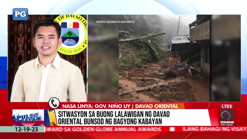 Anim na bayan sa lalawigan ng Davao Oriental apektado ng Bagyong Kabayan