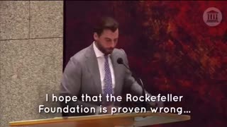 DUTCH POLITICIAN THIERRY BAUDET LINKS COVID MEASURES TO ROCKEFELLER FOUNDATION 'OPERATION LOCKSTEP'