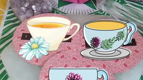 Pick a Tea Cup ~ Tea Leaf Reading #shorts