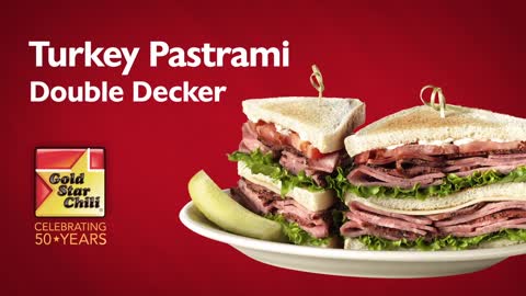 Gold Star Chili's New Turkey Pastrami Double Decker