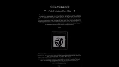 nargaroth - (2000) - demo - fuck off nowadays black metal