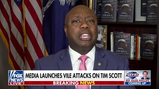 Tim Scott responds to the liberal media's attacks on him: 'Vile and disgusting'