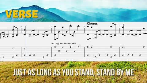 Stand By Me Fingerstyle Guitar Tab