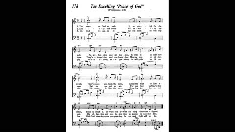 The Excelling Peace of God (Song 178 from Sing Praises to Jehovah)