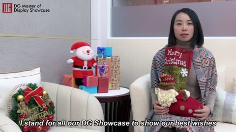 DG display showcase wishes everyone a Merry Christmas