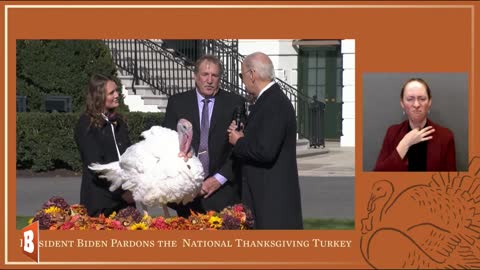 Biden Rambles Through Turkey Pardon: 9.5M Turkeys... "Like Some of the Countries I've Been To"