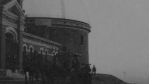 Lick Observatory, Mt. Hamilton, California (1897 Original Black & White Film)