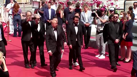 'Boy from Heaven' cast, crew walk the red carpet in Cannes