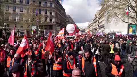 Clashes erupt at protests ahead of France pension ruling