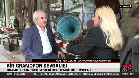 Gramofonun Türkiye'deki s CNN Türk'e konuştu!msilcilerinden Mustafa Özkan CNN Türk'e konuştu!