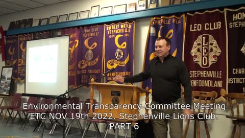 PART 6 Environmental Transparency Committee Meeting.