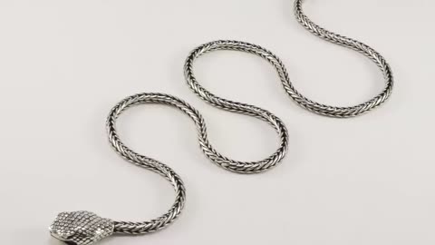 Jewelry Working/Necklace/Anaconda/Making Tutorial/Silver/Nice/