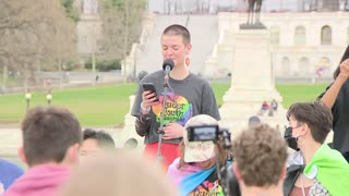 Rally held in honor of the International Transgender Day of Visibility in Washington DC