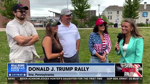 Rally supporters tell Tera Dahl they want President Trump back in office to clean house!
