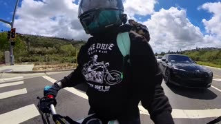 Dog Goes on Motorcycle Ride