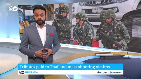 Thailand mourns victims of mass shooting in shopping mall | DW News