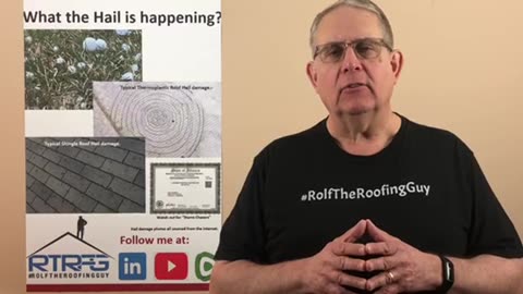 What the hail is going on here? With #RolfTheRoofingGuy