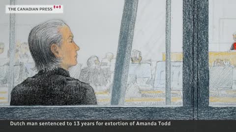 Dutch man sentenced to 13 years for extortion of Amanda Todd