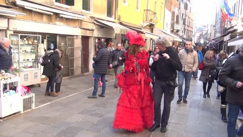 Venice Italy Masked Carnival 2018 Part 2a