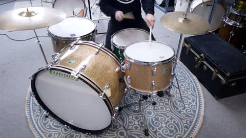 1970s Ludwig Champagne Sparkle