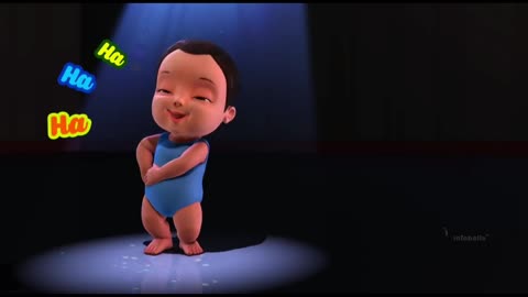 Funny baby cartoon video