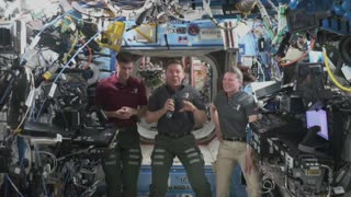 Space Station Crew Talks with The Weather Channel