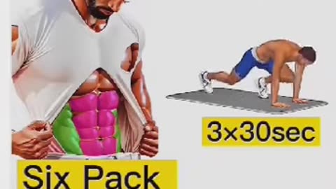 six pack workout abs workout home #fitness #playsorts#viralshort