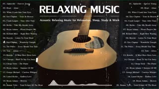 Acoustic Relaxing Music | Best Relaxing Songs 80s 90s | Stress Relief, Calm Songs & Sleep 🔴
