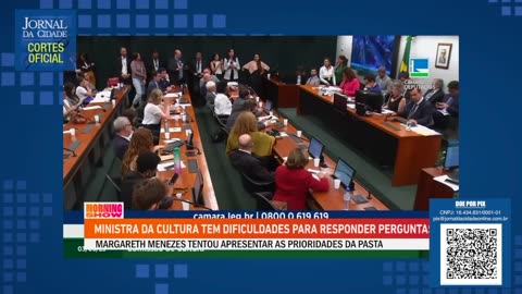 Ao vivo, Ministra da Cultura de Lula tem crise nervosa e passa vergonha ao não saber resposta básica