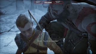 Kratos Vs Atreus Turned Into A Giant Bear (Boss Fight) PS4