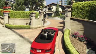GTA V Michael and Franklin Meet and Crazy Driving