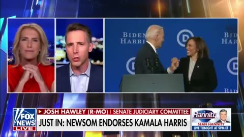 Hawley Reacts To Biden Dropping Out: The Democrats Are Rigging Their Own Elections